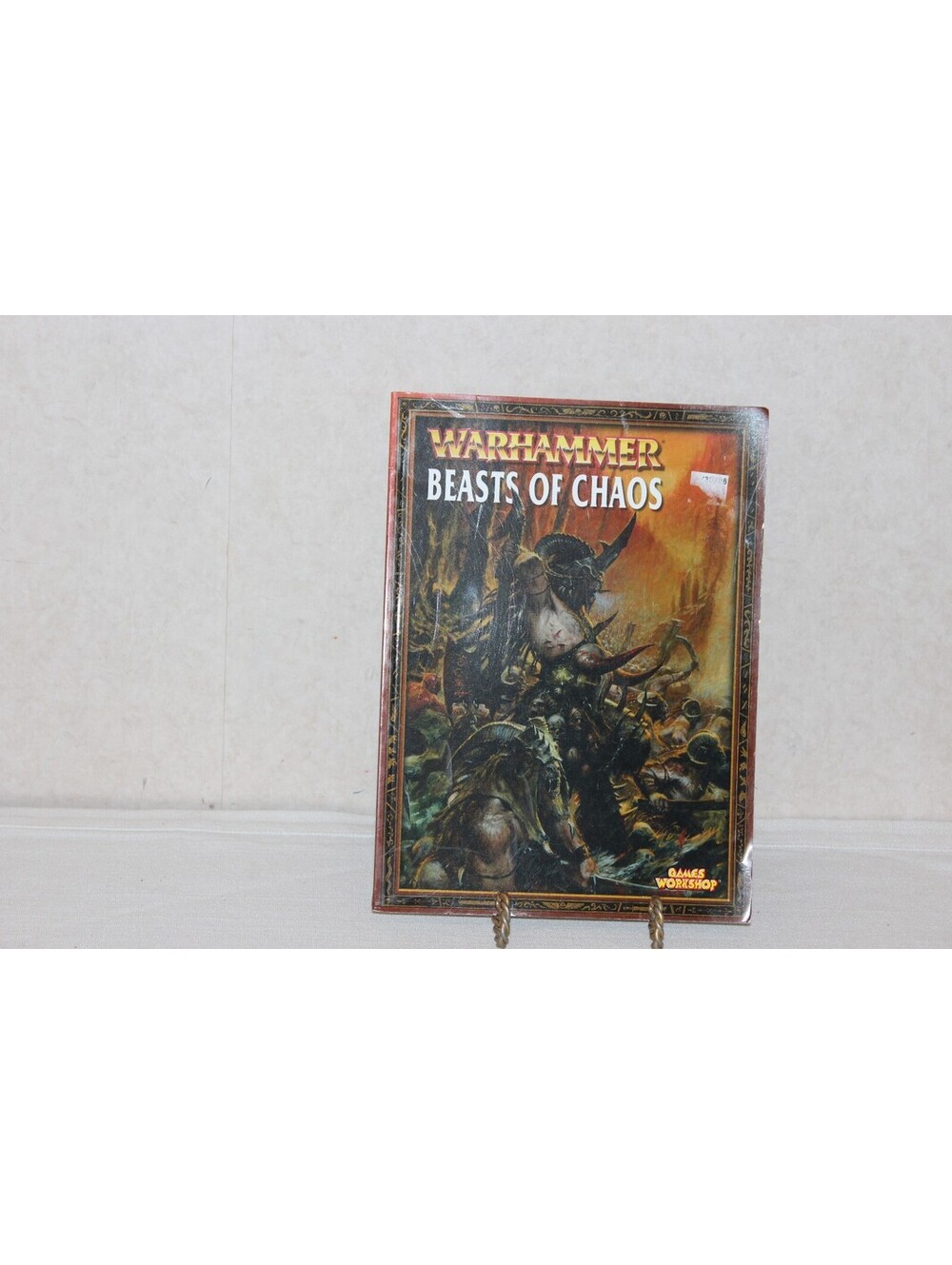NEW 2003 Warhammer Beasts of Chaos Army Book Games Workshop Softcover Rulebook